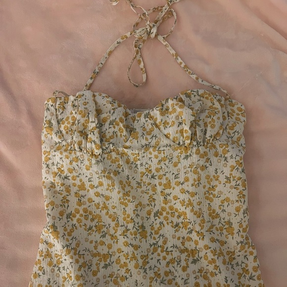 pacsun L.A hearts halter tie mini dress - Picture 1 of 3